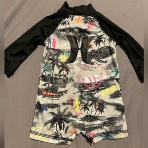Hurley Baby Dri Fit Nike Swim suit body suit.